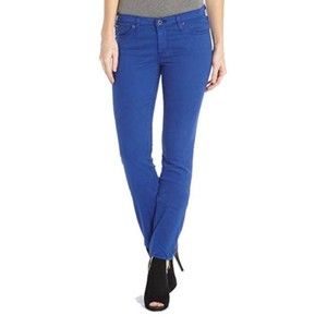 AG ADRIANO GOLDSCHMIED ROYAL BLUE THE STILT CIGARETTE SKINNY JEANS SIZE 26R